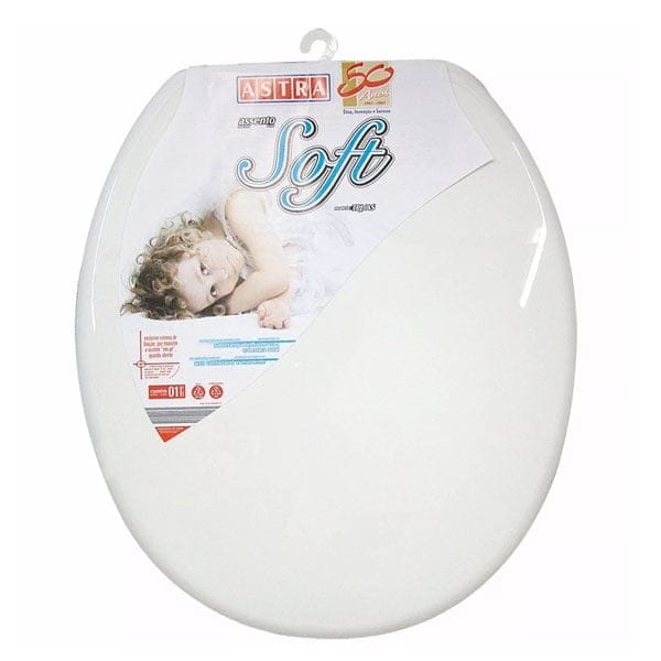 Assento Sanitário Astra Soft Branco — Assento Sanitario