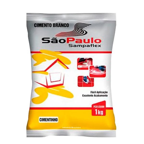 Cimentinho Branco 1kg Sampaflex — Cimento