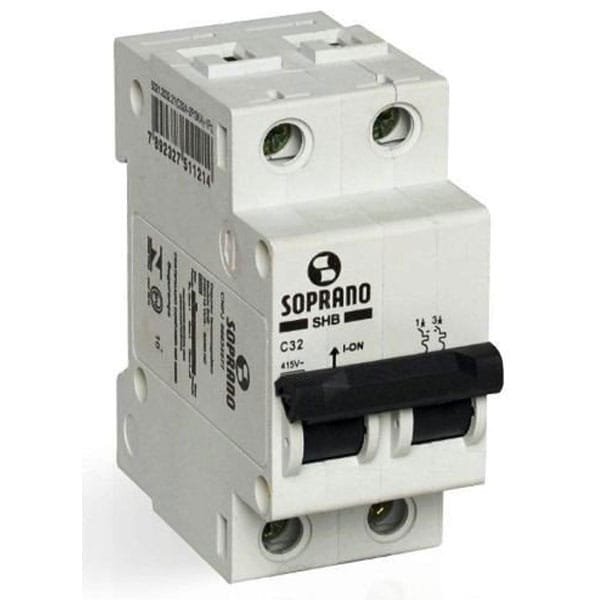 Disjuntor Din 2 x 20 Amperes Soprano — Uncategorized