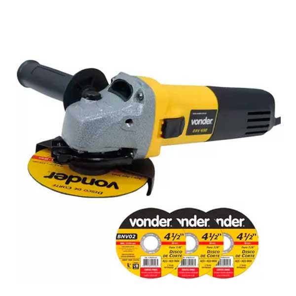 Esmerilhadeira Vonder 4 1/2 EAV650 127V — Elétrica