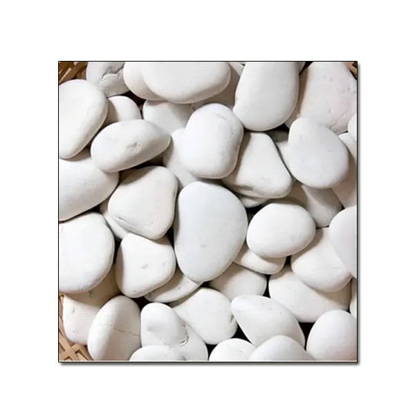 Pedra Decorativa Branca n2 15kg — Itens Decorativos