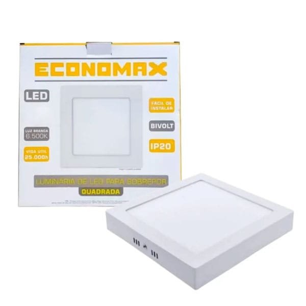 Plafon Led 24W Sobrepor Economax