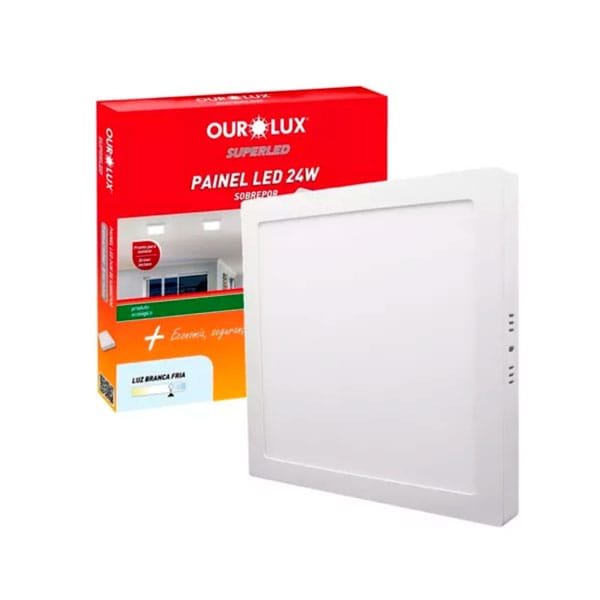 Plafon Led 24W Sobrepor Ourolux