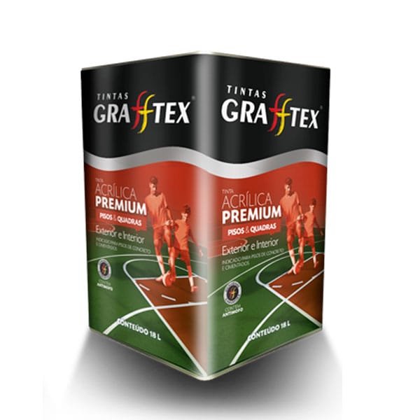 Tinta Piso Grafftex Preto 18L