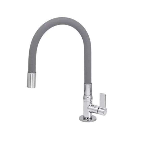 Torneira Rainha 2668 C70 Parede Gourmet Cinza 1/4 de volta